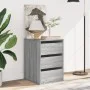 Corner chest of drawers in gray Sonoma engineered wood 40x41x58 cm by , Drawers - Ref: Foro24-852839, Price: 69,25 €, Discoun...