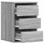 Corner chest of drawers in gray Sonoma engineered wood 40x41x58 cm by , Drawers - Ref: Foro24-852839, Price: 69,25 €, Discoun...