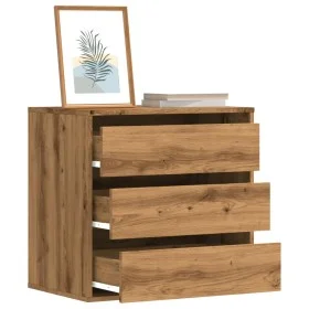 Eckschublade aus Eichen-Ingenieurholzhandwerk 60x41x58 cm von , Schubladen - Ref: Foro24-852851, Preis: 98,23 €, Rabatt: %