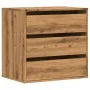 Corner chest of drawers made of engineered oak wood artisan 60x41x58 cm by , Drawers - Ref: Foro24-852851, Price: 98,23 €, Di...