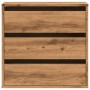 Corner chest of drawers made of engineered oak wood artisan 60x41x58 cm by , Drawers - Ref: Foro24-852851, Price: 101,98 €, D...