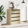 Cajonera de esquina madera ingeniería roble Sonoma 60x41x76 cm de , Cajoneras - Ref: Foro24-852872, Precio: 87,68 €, Descuent...
