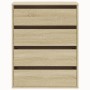 Cajonera de esquina madera ingeniería roble Sonoma 60x41x76 cm de , Cajoneras - Ref: Foro24-852872, Precio: 87,68 €, Descuent...