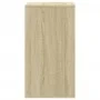 Corner chest of drawers made of engineered wood in Sonoma oak, measuring 60x41x76 cm. by , Drawers - Ref: Foro24-852872, Pric...