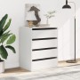 Eckschublade aus weißem Ingenieurholz 60x41x76 cm von , Schubladen - Ref: Foro24-852870, Preis: 99,17 €, Rabatt: %