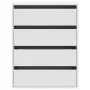 Cajonera de esquina madera de ingeniería blanca 60x41x76 cm de , Cajoneras - Ref: Foro24-852870, Precio: 105,92 €, Descuento: %
