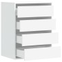 Eckschublade aus weißem Ingenieurholz 60x41x76 cm von , Schubladen - Ref: Foro24-852870, Preis: 99,17 €, Rabatt: %