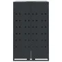 Mülltonnenbox für 4 Mülltonnen, anthrazitfarbenes Stahl, 276x79x117 cm. von , Halterungen für Abfallbehälter - Ref: Foro24-32...