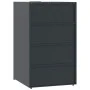 Shed for 4 anthracite steel trash cans 276x79x117 cm by , Waste container supports - Ref: Foro24-3279984, Price: 881,85 €, Di...