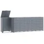 5-container gray steel trash shed 345x79x117 cm by , Waste container supports - Ref: Foro24-3279990, Price: 1,00 €, Discount: %