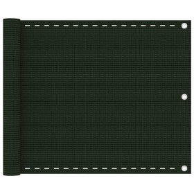 Dunkelgrüne HDPE-Balkonmarkise 75x300 cm von vidaXL, Sonnenschirme - Ref: Foro24-310968, Preis: 16,07 €, Rabatt: %