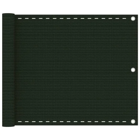 Dark green HDPE balcony awning 75x300 cm by vidaXL, Umbrellas - Ref: Foro24-310968, Price: 13,65 €, Discount: %
