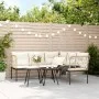 Garden sofa with black steel frame and textilene cushions by , Garden sets - Ref: Foro24-3283743, Price: 396,49 €, Discount: %