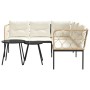 Garden sofa with black steel frame and textilene cushions by , Garden sets - Ref: Foro24-3283743, Price: 404,29 €, Discount: %