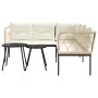 Garden sofa with black steel frame and textilene cushions by , Garden sets - Ref: Foro24-3283743, Price: 396,49 €, Discount: %