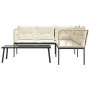 Gartensofa mit schwarzen Kissen aus Stahl und Textilene von , Gartensets - Ref: Foro24-3283748, Preis: 414,15 €, Rabatt: %