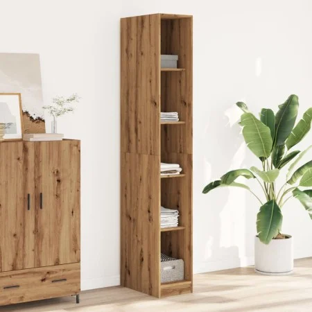 Handgefertigter Eichenfurnierholzschrank 30x50x200 cm von , Kleiderschränke - Ref: Foro24-3307710, Preis: 122,17 €, Rabatt: %