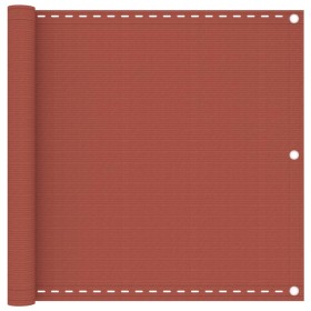 Terrakotta-HDPE-Balkonmarkise 90x600 cm von vidaXL, Sonnenschirme - Ref: Foro24-310951, Preis: 25,76 €, Rabatt: %