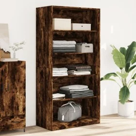 Schrank aus geräucherter Eichenholz-Sperrholzplatte, 100x50x200 cm. von , Kleiderschränke - Ref: Foro24-3307733, Preis: 170,1...