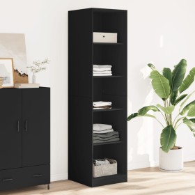 Schwarzer Sperrholzschrank 50x50x200 cm von , Kleiderschränke - Ref: Foro24-3307712, Preis: 154,25 €, Rabatt: %