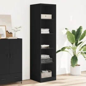 Schwarzer Sperrholzschrank 50x50x200 cm von , Kleiderschränke - Ref: Foro24-3307712, Preis: 152,19 €, Rabatt: %
