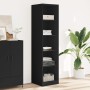 Schwarzer Sperrholzschrank 50x50x200 cm von , Kleiderschränke - Ref: Foro24-3307712, Preis: 154,20 €, Rabatt: %