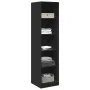 Schwarzer Sperrholzschrank 50x50x200 cm von , Kleiderschränke - Ref: Foro24-3307712, Preis: 152,19 €, Rabatt: %
