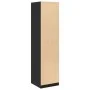 Schwarzer Sperrholzschrank 50x50x200 cm von , Kleiderschränke - Ref: Foro24-3307712, Preis: 152,19 €, Rabatt: %