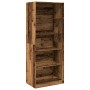 Ingenieurholzschrank in gealtertem Holz 80x50x200 cm von , Kleiderschränke - Ref: Foro24-3307727, Preis: 164,51 €, Rabatt: %