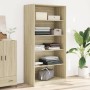 Schrank aus Sperrholz in Eiche Sonoma Farbe, 100x50x200 cm. von , Kleiderschränke - Ref: Foro24-3307731, Preis: 195,23 €, Rab...