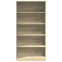 Schrank aus Sperrholz in Eiche Sonoma Farbe, 100x50x200 cm. von , Kleiderschränke - Ref: Foro24-3307731, Preis: 195,23 €, Rab...