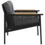 Garden chairs with cushions 2 units black steel by , Garden sets - Ref: Foro24-4009301, Price: 232,25 €, Discount: %