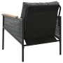 Gartenstühle mit Kissen, 2 Stück, Schwarz, aus Stahl von , Gartensets - Ref: Foro24-4009301, Preis: 228,15 €, Rabatt: %