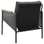 Gartenstühle mit Kissen, 2 Stück, Schwarz, aus Stahl von , Gartensets - Ref: Foro24-4009301, Preis: 232,25 €, Rabatt: %