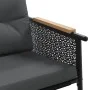 Gartenstühle mit Kissen, 2 Stück, Schwarz, aus Stahl von , Gartensets - Ref: Foro24-4009301, Preis: 228,15 €, Rabatt: %