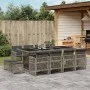 Garden dining set with 13-piece synthetic rattan gray cushions by , Garden sets - Ref: Foro24-3210800, Price: 753,50 €, Disco...