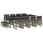 Garden dining set with 13-piece synthetic rattan gray cushions by , Garden sets - Ref: Foro24-3210800, Price: 753,50 €, Disco...