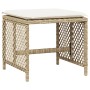 Garden dining set 11 pieces with beige synthetic rattan cushions by , Garden sets - Ref: Foro24-3210790, Price: 490,15 €, Dis...