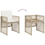 Garden dining set 11 pieces with beige synthetic rattan cushions by , Garden sets - Ref: Foro24-3210790, Price: 490,15 €, Dis...