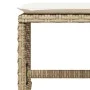 Garden dining set with 13-piece synthetic rattan beige cushions. by , Garden sets - Ref: Foro24-3210802, Price: 763,27 €, Dis...