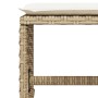 Garten-Essgruppe mit 13-teiligen Kissen aus synthetischem Rattan in Beige. von , Gartensets - Ref: Foro24-3210802, Preis: 678...