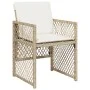Garden dining set with 15-piece synthetic rattan beige cushions by , Garden sets - Ref: Foro24-3210814, Price: 900,53 €, Disc...