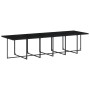 Gartenmöbel-Set, 17-teilig, mit schwarzen Polstern aus synthetischem Rattan. von , Gartensets - Ref: Foro24-3210823, Preis: 8...