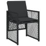 Gartenmöbel-Set, 17-teilig, mit schwarzen Polstern aus synthetischem Rattan. von , Gartensets - Ref: Foro24-3210823, Preis: 8...