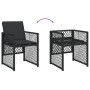 Gartenmöbel-Set, 17-teilig, mit schwarzen Polstern aus synthetischem Rattan. von , Gartensets - Ref: Foro24-3210823, Preis: 8...