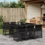 7-piece garden dining set with black synthetic rattan cushions by , Garden sets - Ref: Foro24-3210727, Price: 437,73 €, Disco...