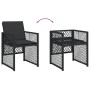 7-piece garden dining set with black synthetic rattan cushions by , Garden sets - Ref: Foro24-3210727, Price: 383,34 €, Disco...