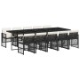 11-piece garden dining set with black synthetic rattan cushions by , Garden sets - Ref: Foro24-3210750, Price: 628,50 €, Disc...