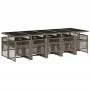 11-piece garden dining set with gray synthetic rattan cushions by , Garden sets - Ref: Foro24-3210752, Price: 806,05 €, Disco...