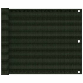 Dunkelgrüne HDPE-Balkonmarkise 75x500 cm von vidaXL, Sonnenschirme - Ref: Foro24-310970, Preis: 14,93 €, Rabatt: %